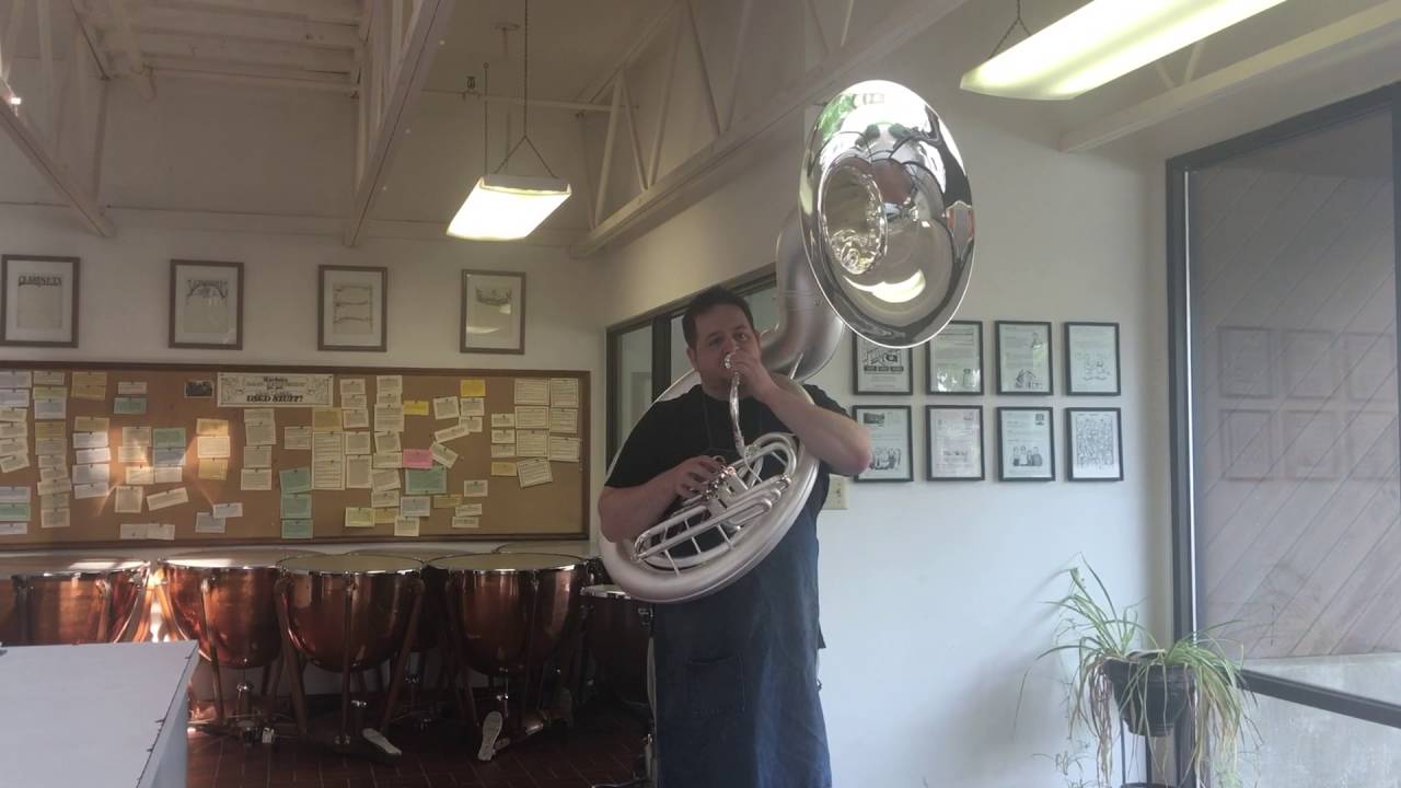 Demo Conn 20K Sousa Sousaphone Wichita Band Instrument Co YouTube