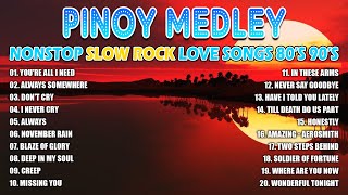 NONSTOP SLOW ROCK LOVE SONGS 80S 90S 💦 SLOW ROCK MEDLEY COLLECTION 🎸 WONDERFUL TONIGHT