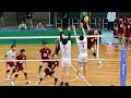 【2022黒鷲旗バレー】早稲田大学 vs 富士通カワサキレッドスピリッツ　第１セット ＜全日本男女選抜バレーボール大会＞