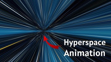 Hyperspace Animation using HTML, CSS, Normalize and Prefixfree