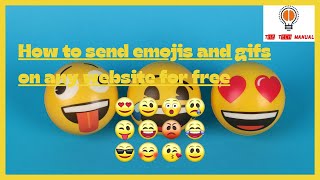 How to send emojis and gifs on any website| Free Emoji and Gif sender screenshot 1