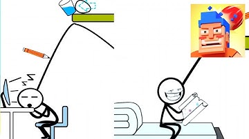 Bad Luck Stickman- Addictive draw line casual game Android Gameplay Full HD by Dongzhiwang Studio