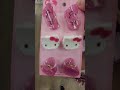 How you like Hello Kitty Hair Accessories? #hellokitty #sanrio #hairpins #accessories #shorts #쇼츠