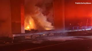 FIRE: Crews respond to fully involved RV FIRE | Arden Arcade, Sacramento