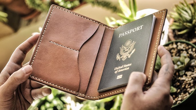 Making A Leather Passport Cover - Build Along Tutorial 