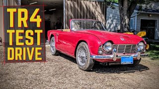 Driving Our TRIUMPH TR4 - Can we keep COOL on a HOT day