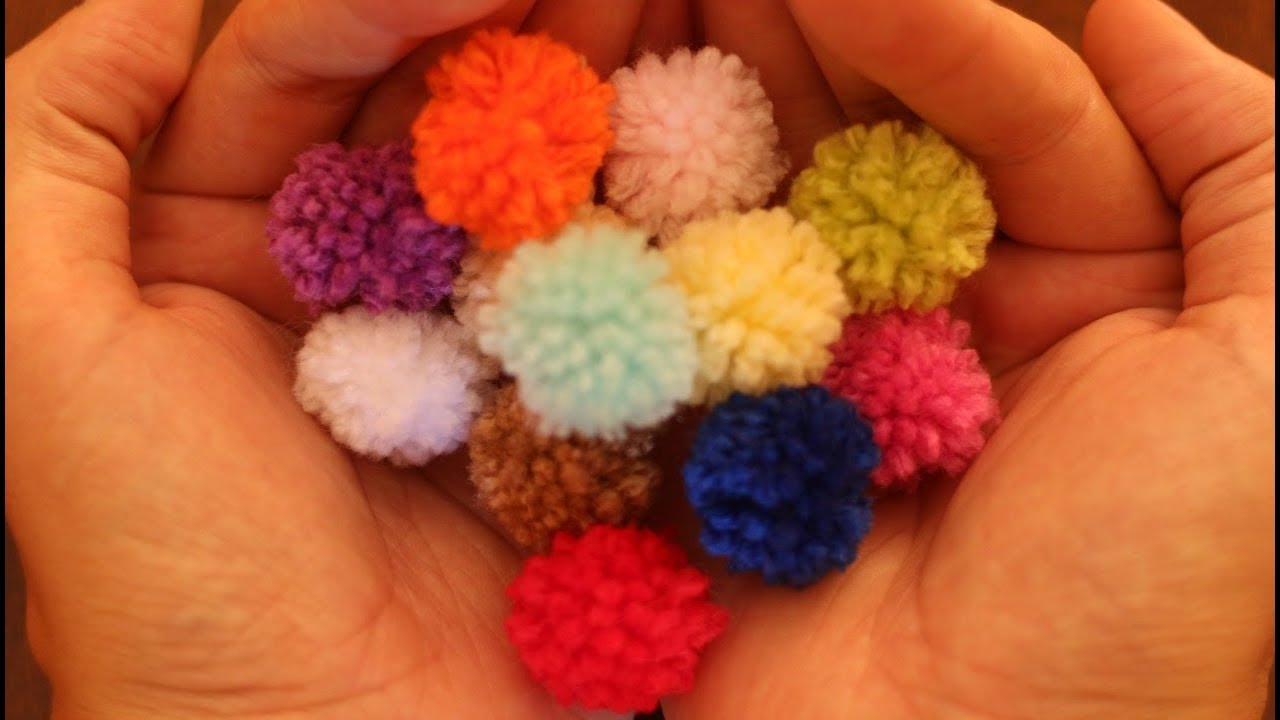 MINI POM POM FACILI E VELOCI! 