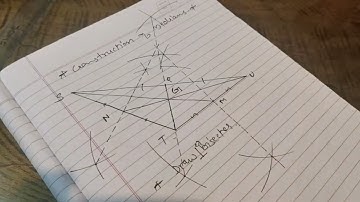 Construction of a median in obtuse angle triangle and right angle triangle