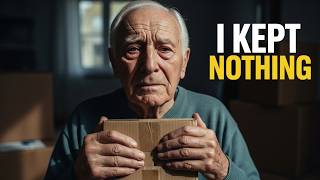 I’m 92. The only things that matter now fit in a small cardboard box