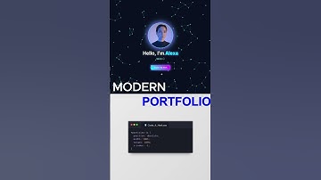 Modern Portfolio Website 🔥 | Stunning Web Dev Project in 30s 🚀 #shorts #buildinpublic #trending #c