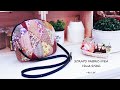 SLING BAG TUTORIAL / SCRAPS FABRIC IDEA / Hand Stitch / 手縫いメッセンジャーバッグの作り方