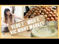 Meliney Vlog 2 - Muji Shelf &amp; Queen Victoria Night Market - Melbourne Australia