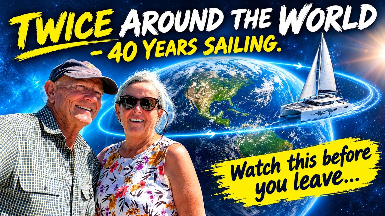 ⁣Sailing Around The World Twice: 40 Years of Real Cruising Wisdom & Costs