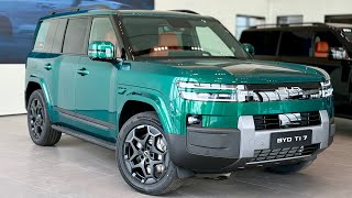 New Arrival ! 2026 BYD Ti 7 AWD PHEV - The Luxury Offroad SUV | Green Color 