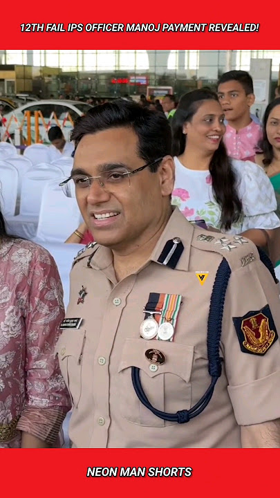 How Much 12th Fail IPS Officer Manoj got for the Movie? Revealed! #shorts