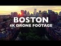 BOSTON Stunning Drone Footage [4K]