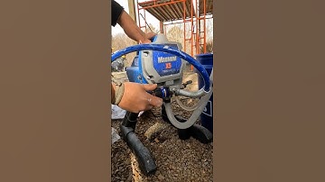 Graco Magnum x5 paint sprayer. #painting #paintspraying #diy #howto #homeremodeling