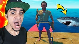 العيش في البحر : محاولة النجاة من القرش الكريه RAFT !! 🦈🔥 screenshot 5