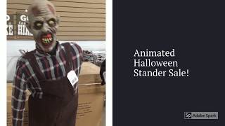 Animated Halloween Standers