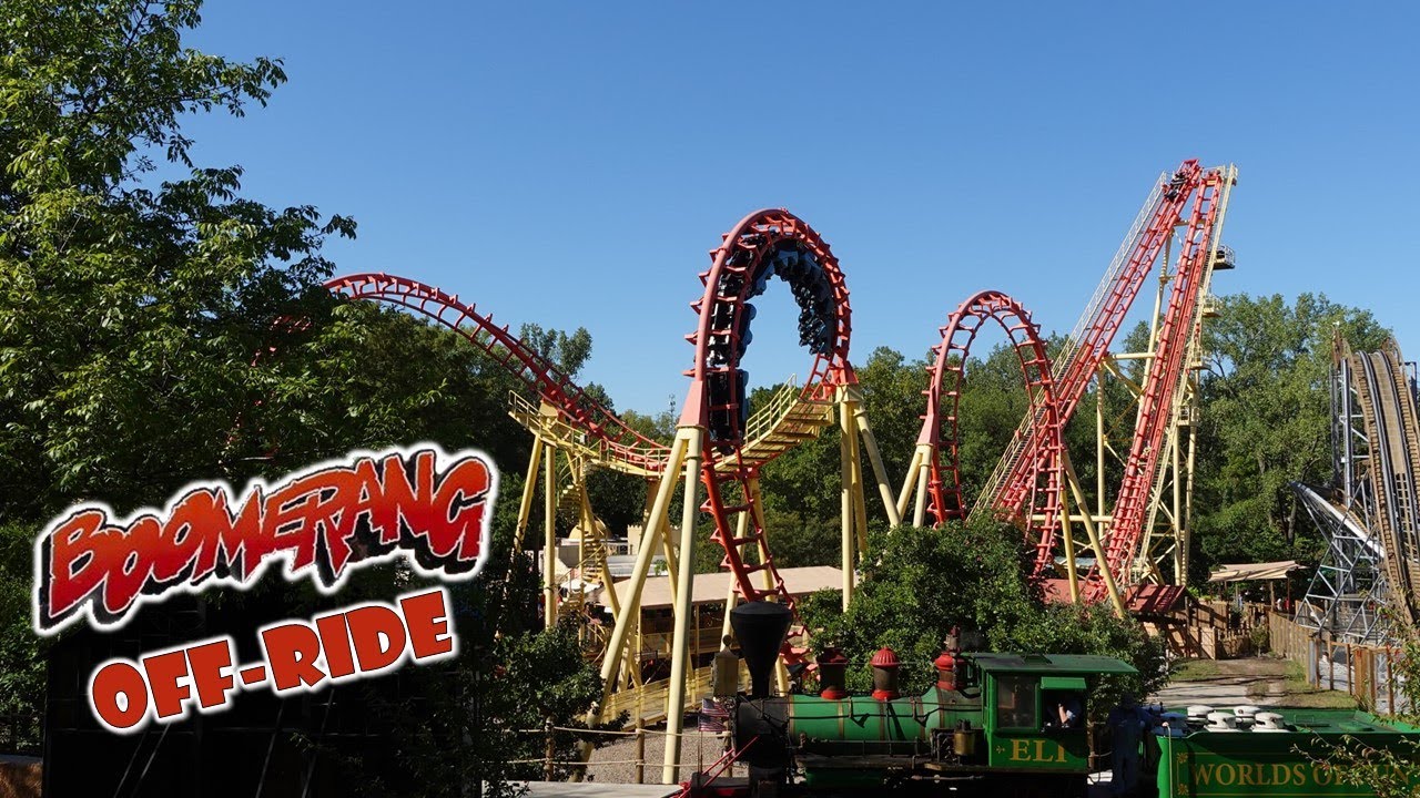 Boomerang OffRide Footage, Worlds of Fun Vekoma Boomerang Non