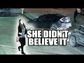 Girl ignores signs honda gets towed