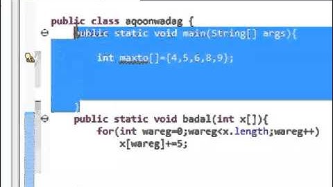 Java Programming Tutorial   32   Arrays in Methods