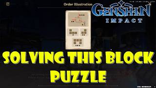 Solving this Block code Puzzle - Snezhnaya Puzzle & Chest Part 1 - Genshin Impact