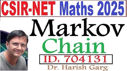 Markov Chain | ID 704131 | CSIR NET 2025 | Fully Short Cut Tricks