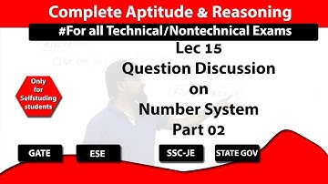 Lec 15 Question Discussion on number system part 02