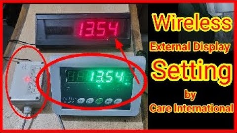 Best Weighing Scale 2025 | How to Set Wireless External Display  | part 1