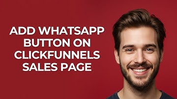 Add Whatsapp Button On Clickfunnels Sales Page - UPDATED!