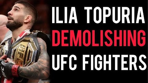 Ilia Topuria DEMOLISHING UFC Fighters (ALL UFC HIGHLIGHTS)