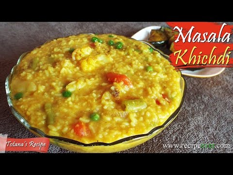 Vegetable Masala Khichdi Bengali Recipes | Moong Dal Khichdi | Bengali Khichuri Recipe