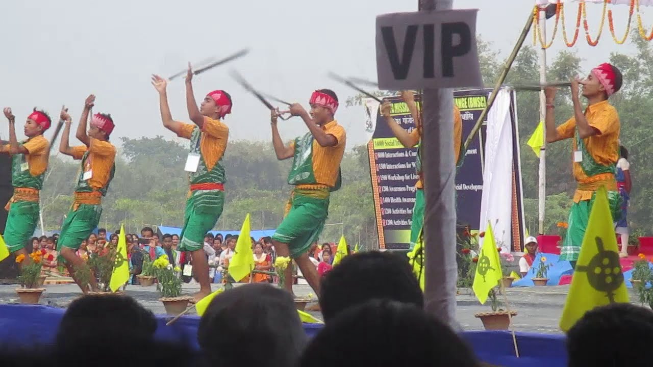 Indian Bodo Male dance a Worrior community danceSatrali Mwsanai Hope you like it