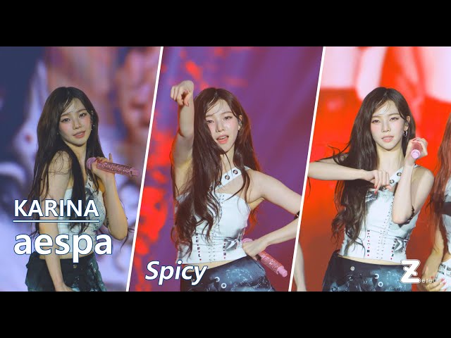 aespaカリナ KarinaワーナーアメリカUSトレ力Spicy Aespa Karina - Spicy @ 2025 UTO FEST GIRLS IN BANGKOK, QSNCC