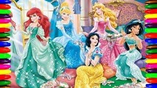 Disney Princess TIANA kids Cartoons Coloring Book Pages Learning Colours Fun Art Disney Princess TIANA kids Cartoons Coloring Book Pages Learning Colours Fun Art