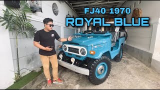 🔴SOLDOUT!! OLD but GOLD!! 248JT NEW Stock JEEP Toyota FJ40 1970 Royal Blue Original Look screenshot 2