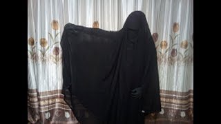 طريقة لبس الوشاح  ع الراس وع الكتف للمنتقبات ولغير المنتقبات niqab style