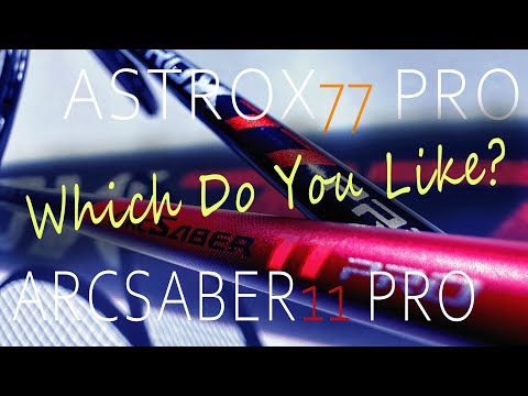 ASTROX77PROとARCSABER11PROを比べてみた - YouTube