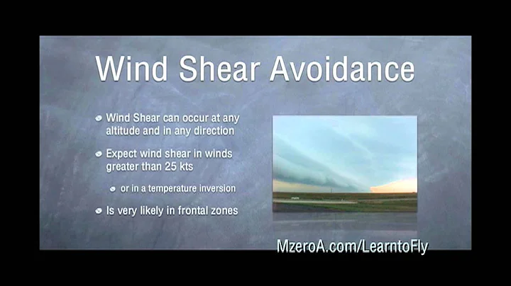 Learn to Fly - How to avoid windshear