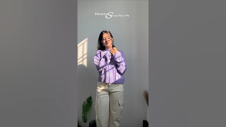 Meesho Sweatshirts haul under ₹500  #shorts #meeshofinds #sweatshirts #meeshowinterhaul