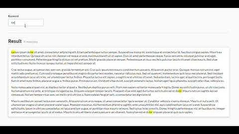 jQuery Highlight Text Plugin Demo