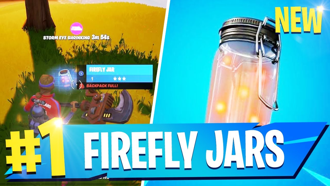 *NEW* FIREFLY JAR Gameplay in Fortnite! Where to FIND them ...