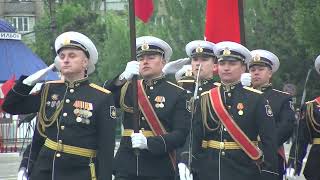 Генеральная репетиция парада Парада Победы-2022 в КФЛ Дагестана, посвящённого 77-летию Победы в ВОВ