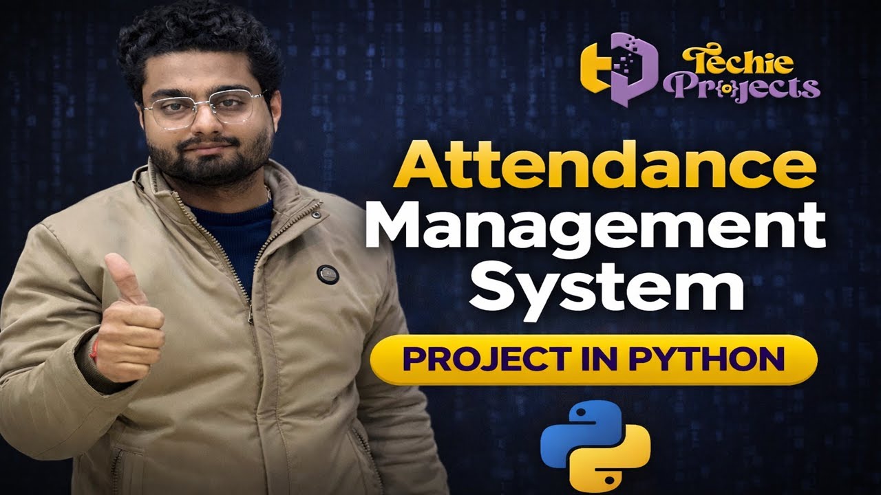 Attendance Management System Project in Python | School Management ...