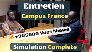 Entretien Campus France : Simulation complète et guide de réponses complet