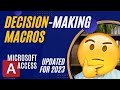 Dynamic Macro Decision Making: Two Examples to Control Printing