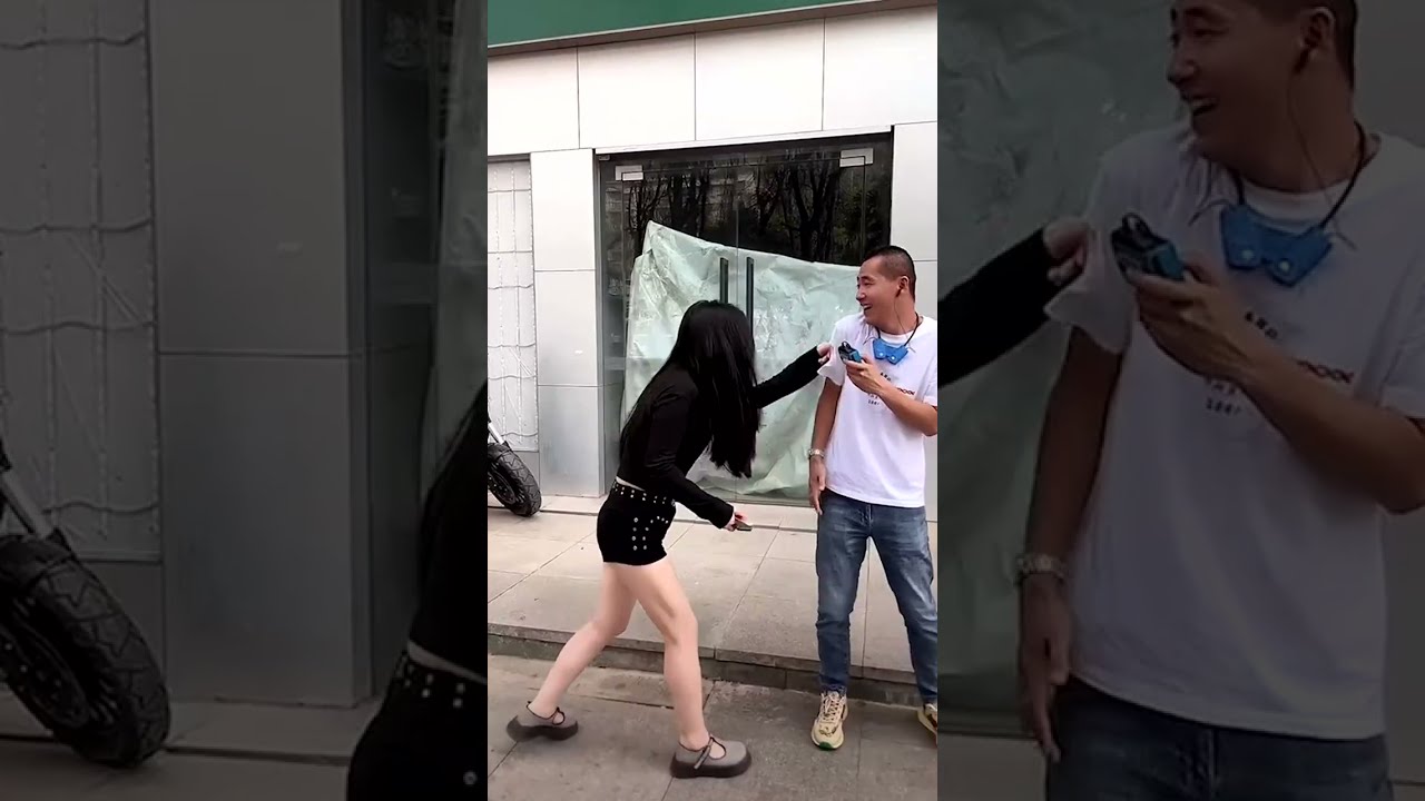 户外与美女的邂逅 #街头采访 #娱乐搞笑 #逗美女