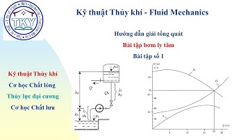 Thủy khí– Bài toán Bơm ly tâm tổng quát – Bài -1#Kỹ thuật Thủy khí#Cơ học chất lỏng#TKY#K137