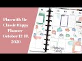 Plan with Me- Classic Happy Planner- October 12-18, 2020